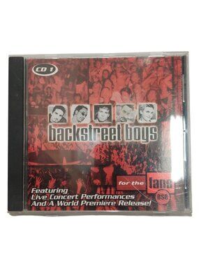 Backstreet Boys For The Fans Enhanced CD Interactive Live Tracks Y2K Pop Vintage